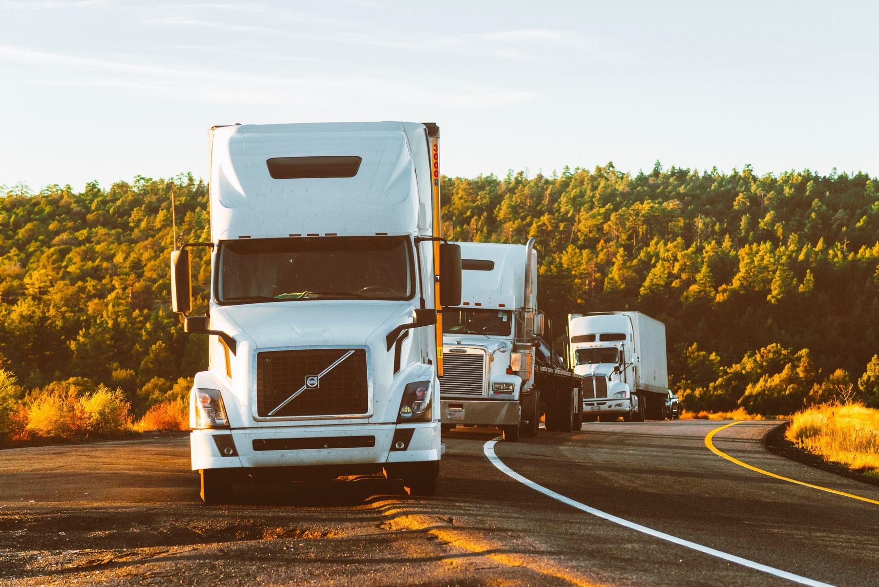 Road freight movement associated with regional trading